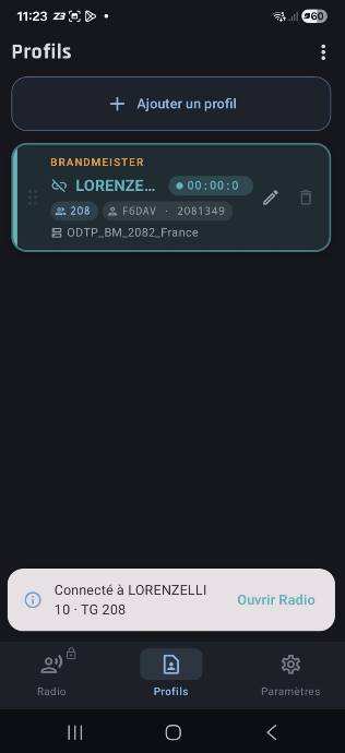 Z3DMR profil connecté