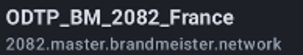 Sélection serveur DMR